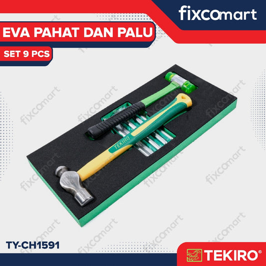 Tekiro Eva Palu & Pahat Set 9 Pcs
