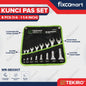 Tekiro Kunci Pas Set 8 Pcs (1/4" - 1 1/4") / Tekiro Kunci Pas Inch
