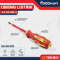 Tekiro Obeng Listrik (-) 3 X 100 mm / Tekiro Obeng Min / Obeng Plat