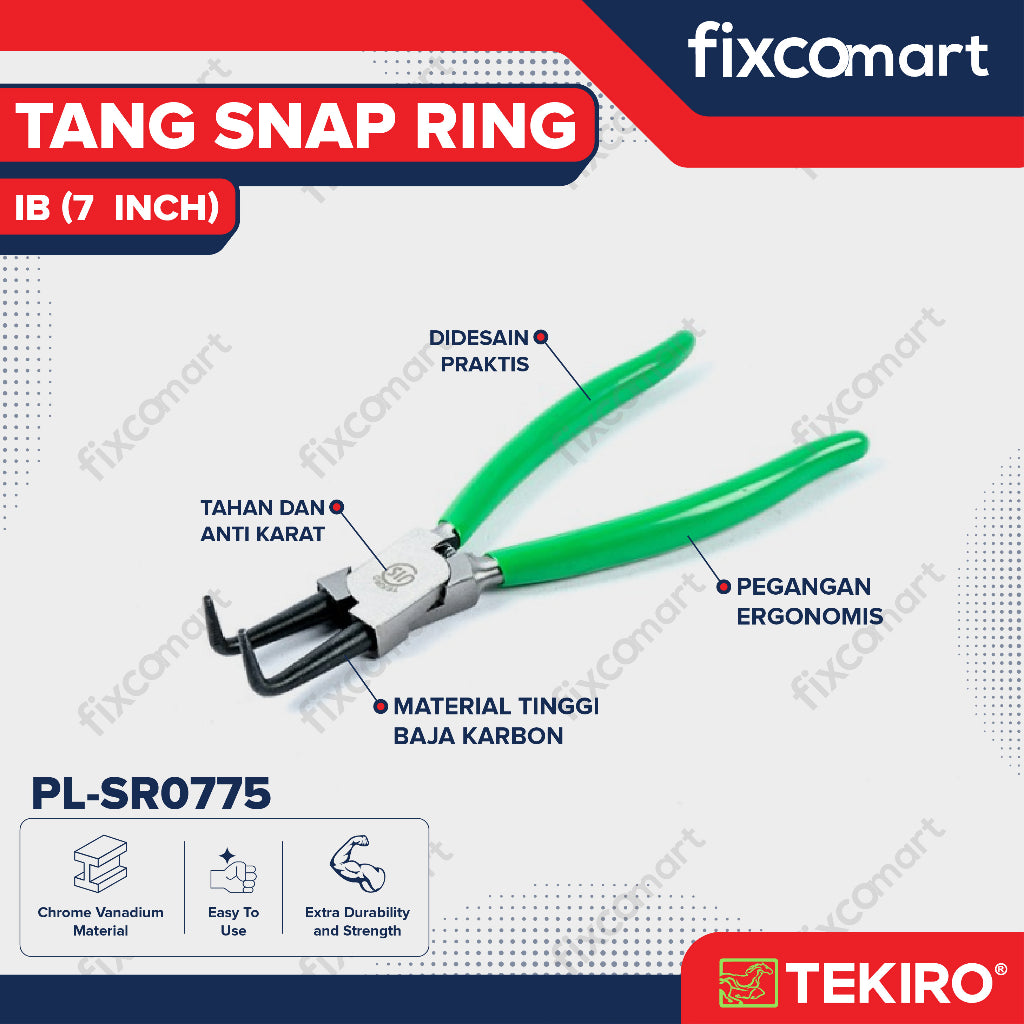 Tekiro Tang Snap Ring IB 7 Inch