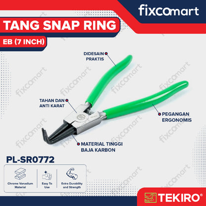 Tekiro Tang Snap Ring Eb 7 Inch / Tekiro Snap Ring Pliers
