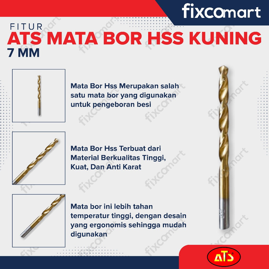ATS Mata Bor HSS 1.5 – 13 MM