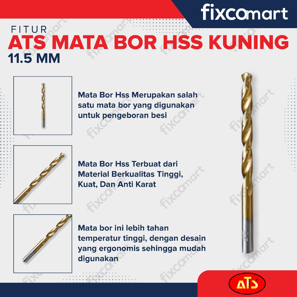 ATS Mata Bor HSS 1.5 – 13 MM