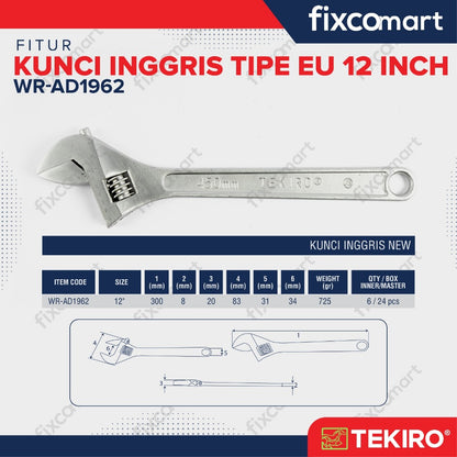 Tekiro Kunci Inggris 18 Inch
