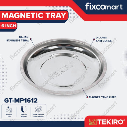 Tekiro Magnetic Tray 6 Inch / Tempat Penyimpanan Mur Baut