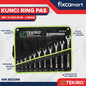 Tekiro Combination Wrench Set / Kunci Ring Pas Set Inch 11 Pcs (5/16" - 1")