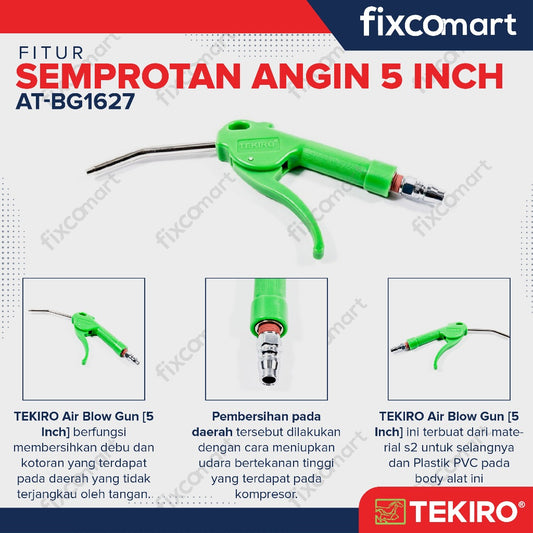 Tekiro Air Blow Gun 5 Inch / Alat Semprot Debu