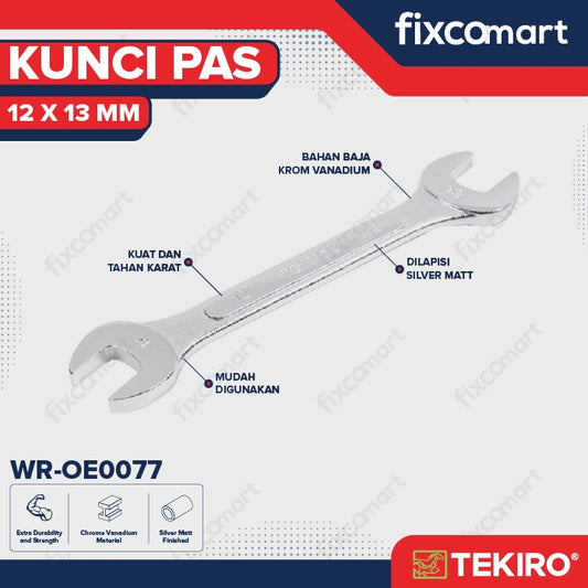 Tekiro Kunci Pas 17 X 19 mm - 12X13 MM