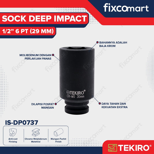 Tekiro Deep Impact / Mata Sock Socket 1/2 inch 6 PT - 29 mm
