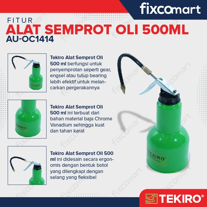 Tekiro Oil Can / Pompa Oli Botol 500 Ml