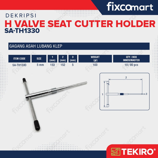 Tekiro H Valve Seat Cutter Holder