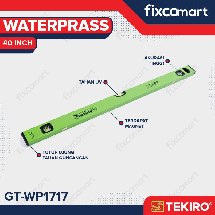 Tekiro Waterpass 40 Inch / Alat Ukur Level