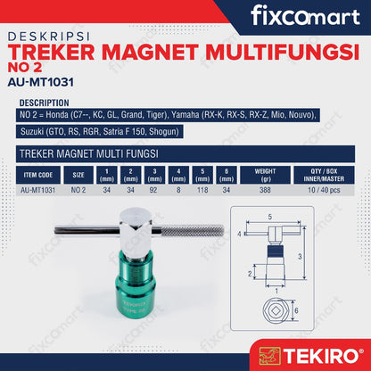 Tekiro Treker Magnet Multifungsi No 2 / Treker Motor Yamaha Mio