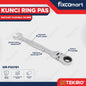 Tekiro Kunci Ring Pas Ratchet Flexsibel 10 mm