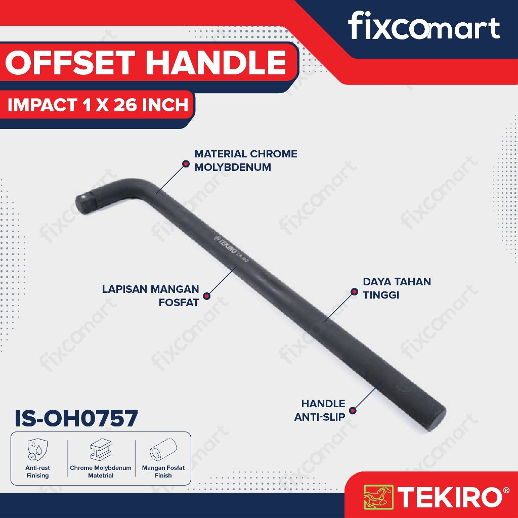 Tekiro Offset Handle Impact 1 X 26 Inch / Tekiro Gagang Sock L Impact