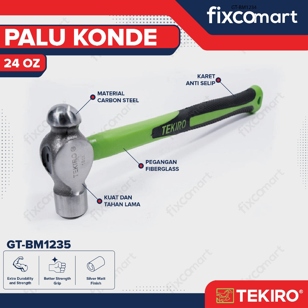 Tekiro Palu Konde 24 Oz / Ball Pein Hammer