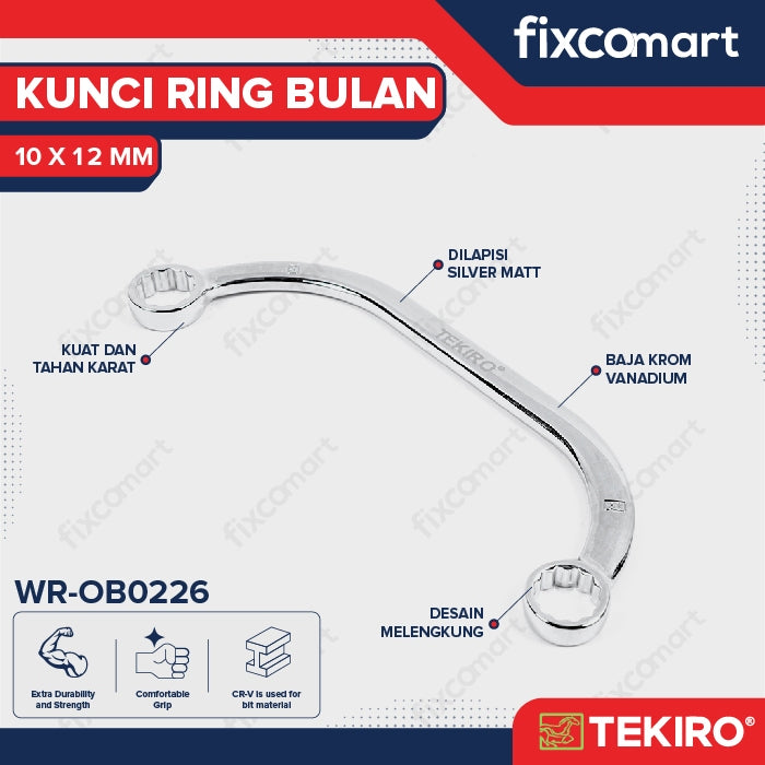 Tekiro Kunci Ring Bulan 10X12 mm