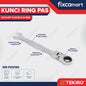 Kunci Ring Pas Ratchet Flexsibel 8 mm