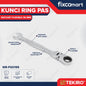 Tekiro Kunci Ring Pas Ratchet Flexsibel 14 mm