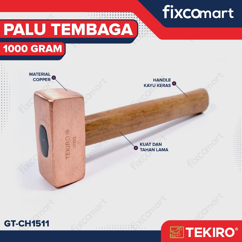 Tekiro Palu Tembaga 1000G / Tekiro Cooper Hammer