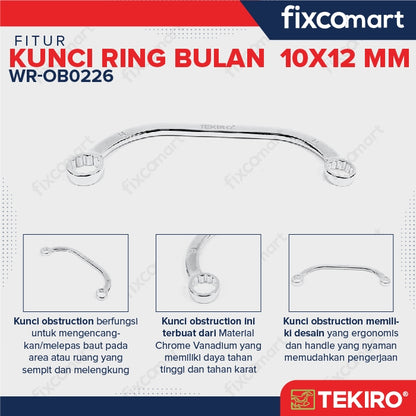 Tekiro Kunci Ring Bulan 10X12 mm