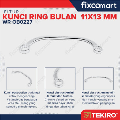 TEKIRO Kunci Ring Bulan Tekiro 11X13 mm