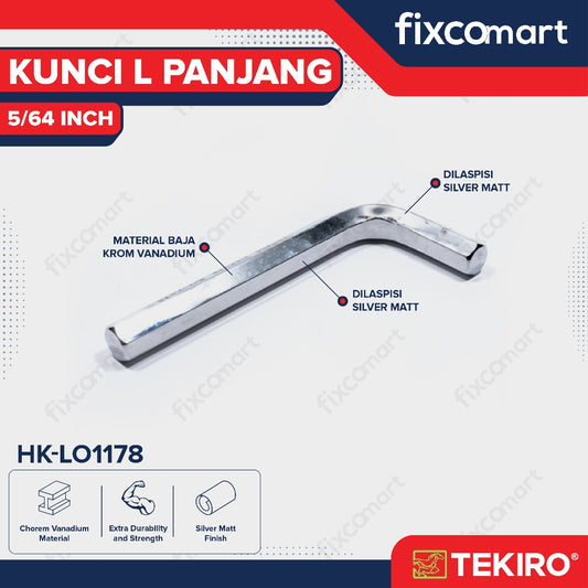 Tekiro Kunci L Panjang 5/64 inch / Hex Key Long