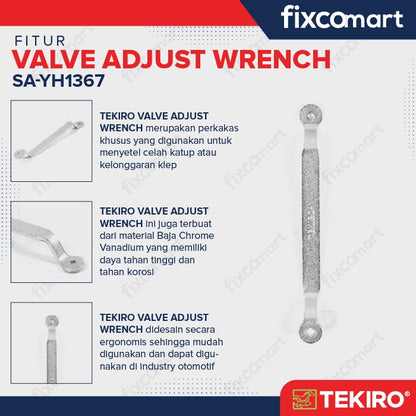 Tekiro Valve Adjust Wrench / Tekiro Kunci Penyetel Klep