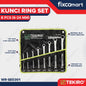Tekiro Kunci Ring Set 8 Pcs (6-24 Mm) / Tekiro Box End Wrench Set