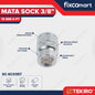 Tekiro Socket 3/8 inch 15 mm 6 PT / Mata Sock 3/8 Inch