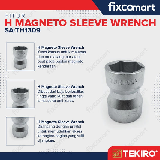 Tekiro H Magneto Sleeve Wrench