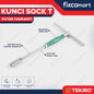 Tekiro Kunci Sock T Putar / T-Type Wrench Rotary - 19 MM