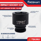 TEKIRO Mata Sock Deep Impact 1/2 inch DR 6 PT 10 mm FIXCOMART