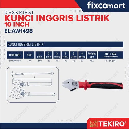 Tekiro Kunci Inggris Elektrik 10 Inch / Kunci Inggris Listrik FIXCOMART