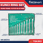 Tekiro Kunci Ring Sunk Panel Set 12 Pcs (6-32 Mm) / Kunci Ring Set