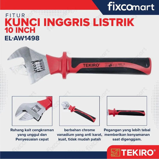 Tekiro Kunci Inggris Elektrik 10 Inch / Kunci Inggris Listrik FIXCOMART