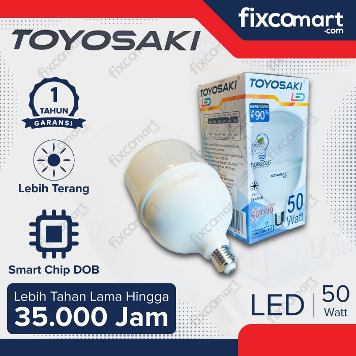 Lampu LED BESAR TOYOSAKI Cahaya Putih 15W 20W 30W 50W
