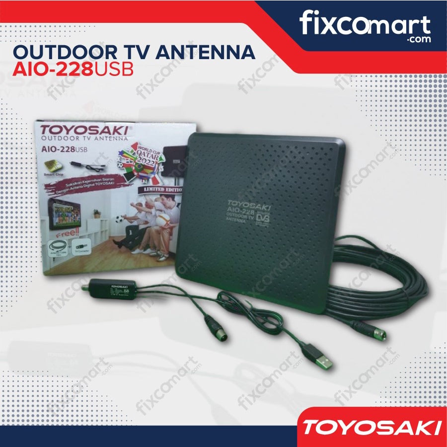 ANTENA TV Digital Outdoor Toyosaki AIO-228 USB / AIO 228 SC DVB