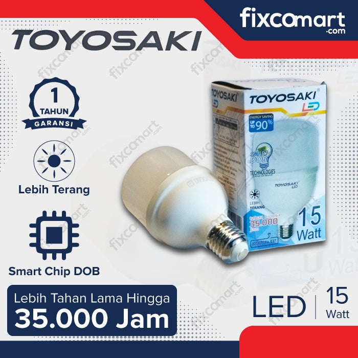 Lampu LED BESAR TOYOSAKI Cahaya Putih 15W 20W 30W 50W