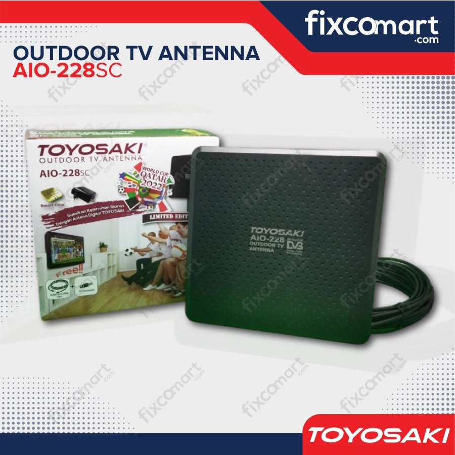ANTENA TV Digital Outdoor Toyosaki AIO-228 USB / AIO 228 SC DVB
