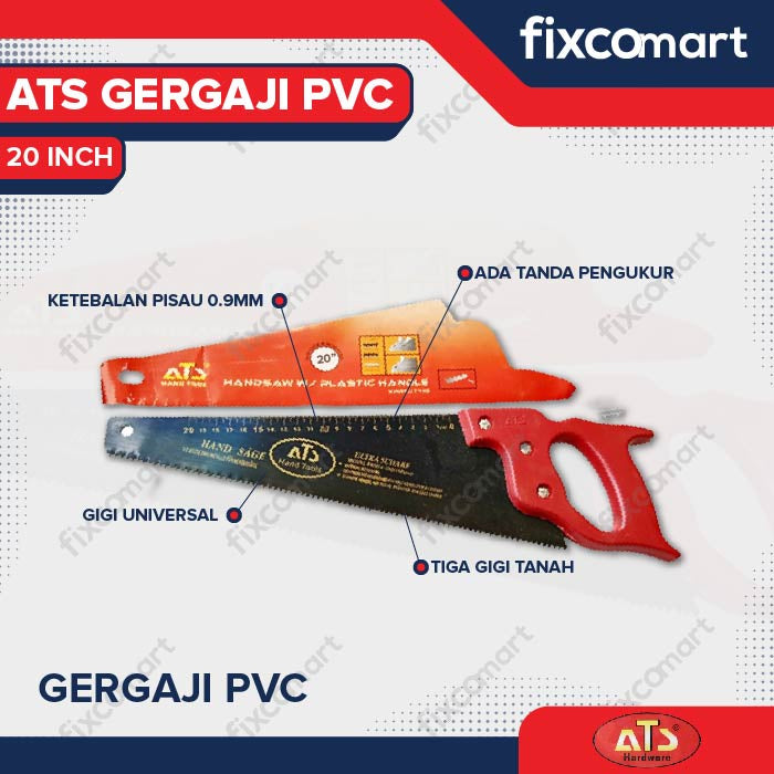 ATS Gergaji Kayu Gagang PVC 20 inch