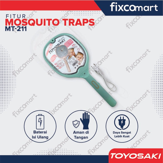 Raket Nyamuk Elektrik TOYOSAKI MT-211 MT-212