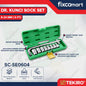 Tekiro Socket Set 1/2 Inch 10 Pcs 6Pt (8-24 Mm) Box Plastik