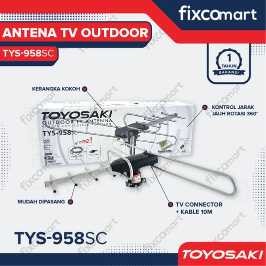 Antena TV Digital OUTDOOR TOYOSAKI TYS 958 SC
