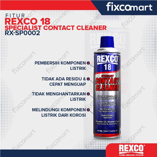 Rexco 18 Contact Cleaner / Cairan Pembersih Panel Elektrik  500 Ml