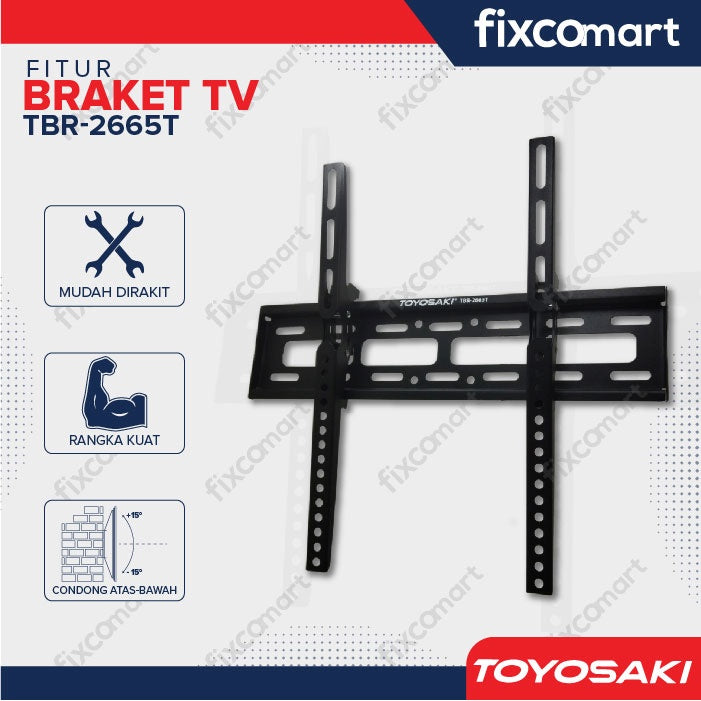 Bracket TV LCD LED 26" - 65" Toyosaki 2665T