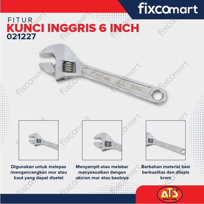KUNCI INGGRIS "ATS" 06" INCH