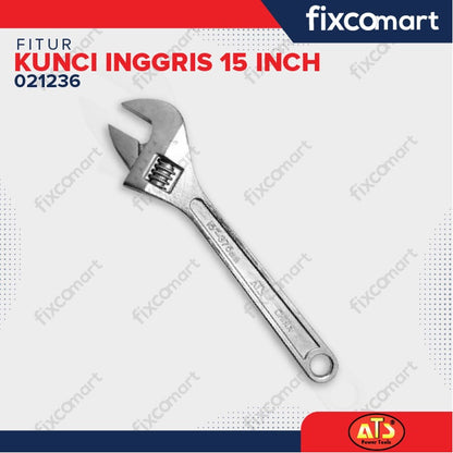 KUNCI INGGRIS "ATS" 15" INCH