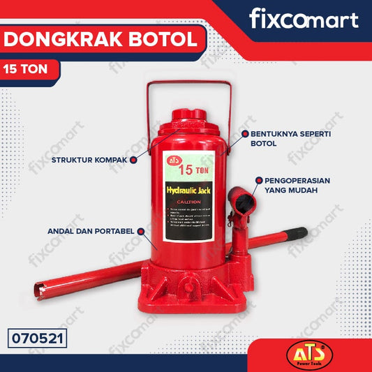 Dongkrak Botol ATS 15  TON
