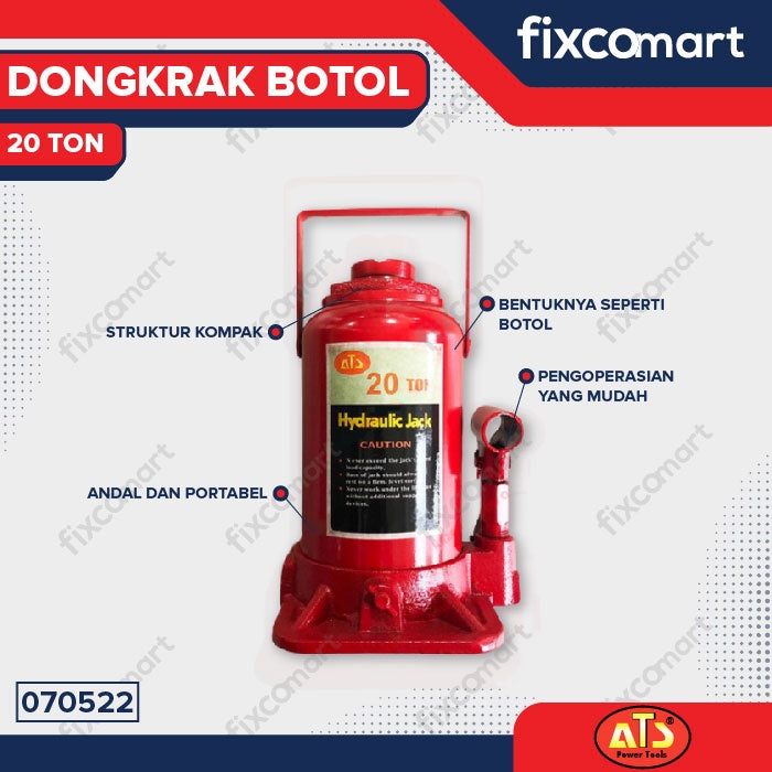 Dongkrak Botol ATS  20 TON